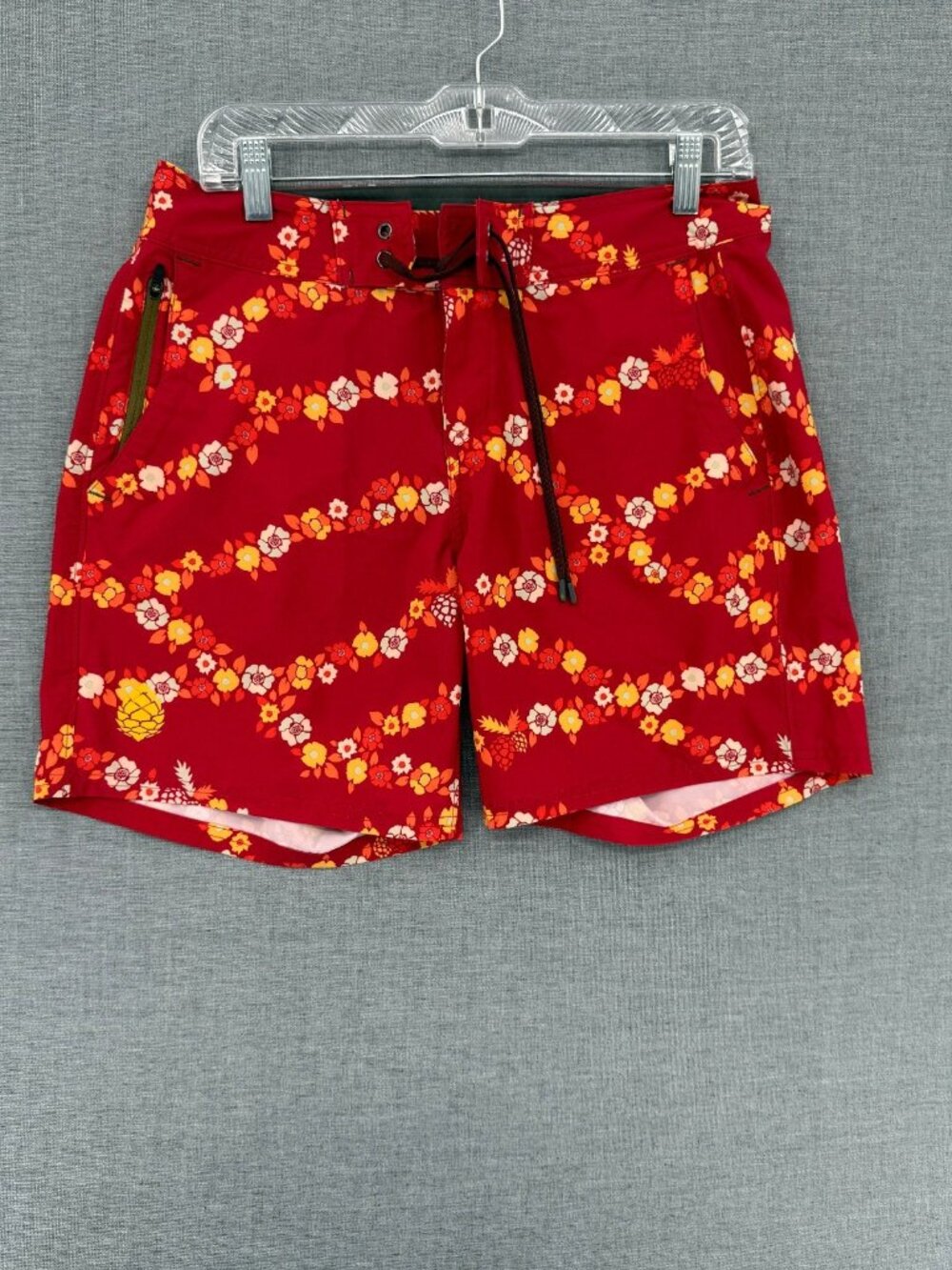 Stio CFS Board Shorts Mens 30 6" Performance Floral Swim Trunks Drawstring 2330